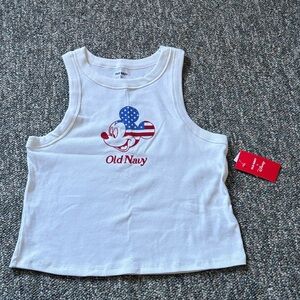 NWT Mickey Flag Tank Top